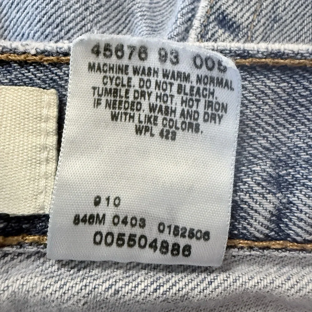 Vintage Mens Levis 550 Jeans 100% Cotton 38x32 Fits 36x29 Faded Trashed **